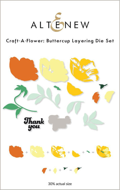 Altenew Craft A Flower Buttercup Layering Die Set