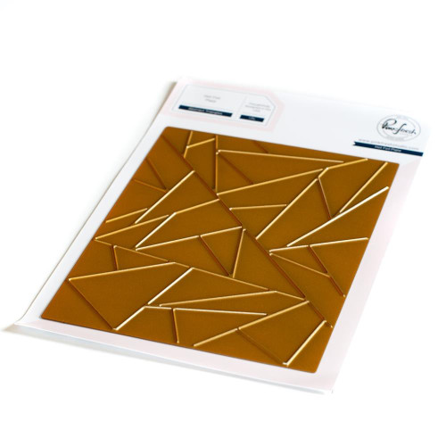 Pinkfresh Studio Hot Foil Plate Abstract Triangles