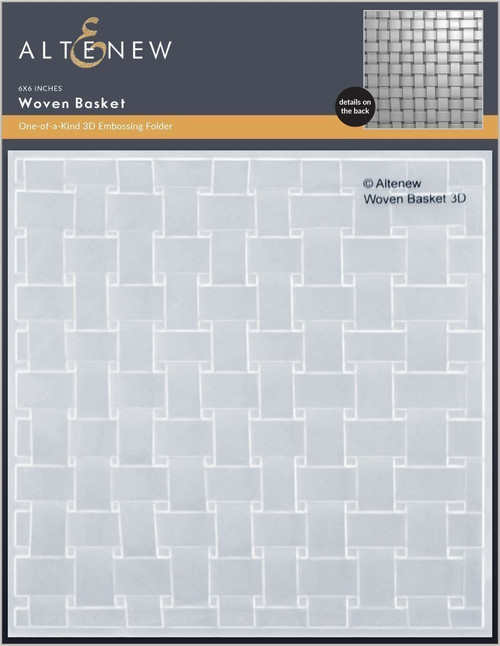 Altenew 3D Embossing Folder Woven Basket