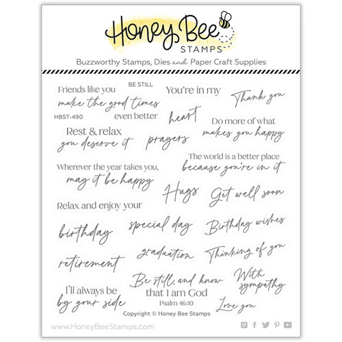 Honey Bee Be Still stamp set