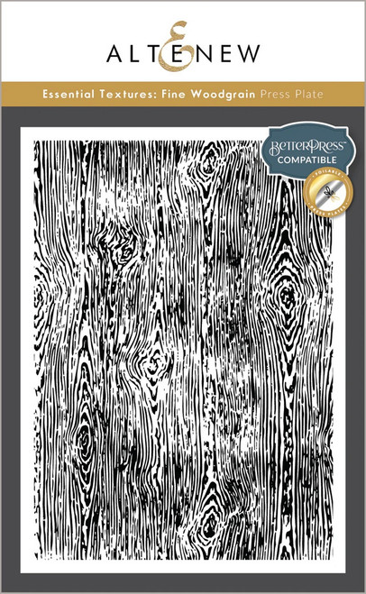 Altenew Fine Woodgrain Press Plate/Foil Plate