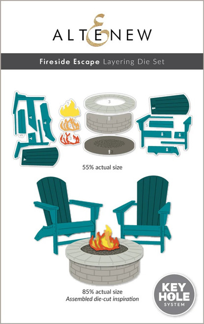 Altenew Fireside Escape die set