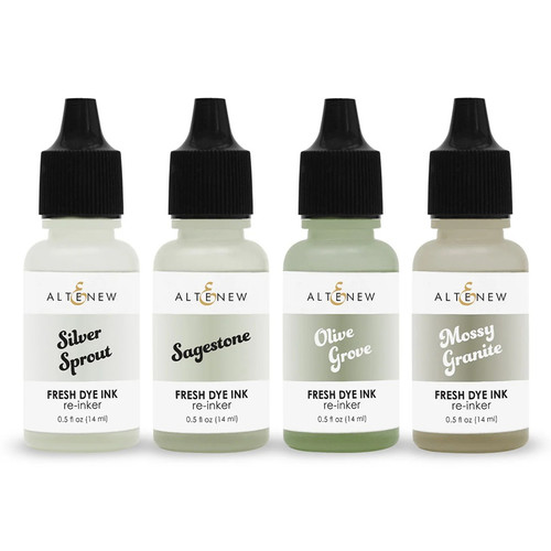 Altenew Fresh Dye Reinker Set Sage Garden