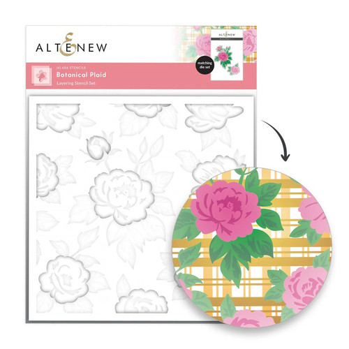 Altenew Botanical Plaid Die Set