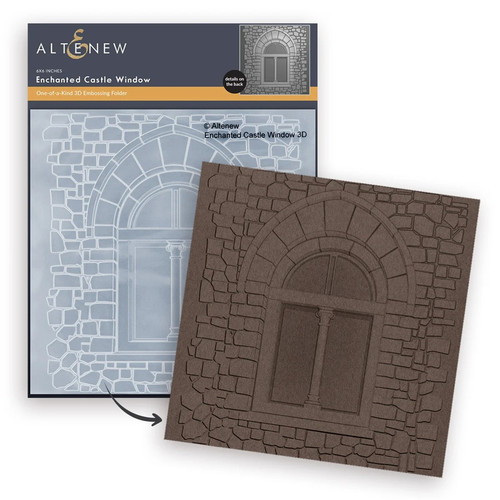 Altenew 3D Embossing Folder Enchanted Castle Window