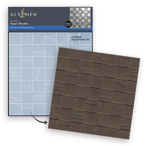Altenew 3D Embossing Folder Paper Rhythm