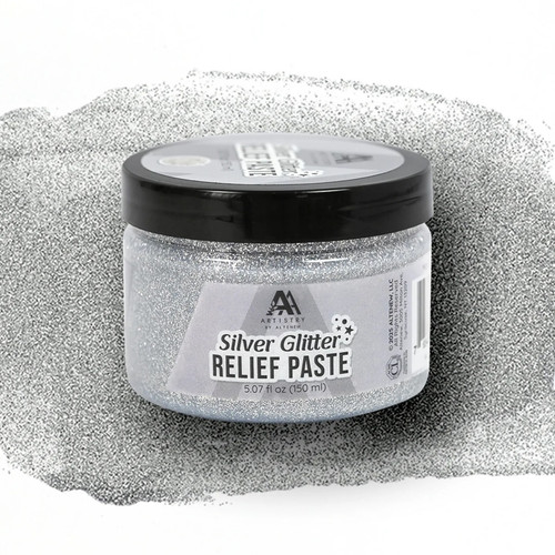 Altenew Glitter Relief Paste Silver