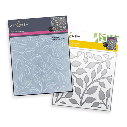 Altenew 3D Embossing Folder Playful Leaves