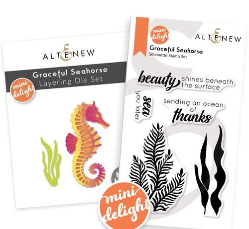 Altenew Graceful Seahorse Stamp & Die Set