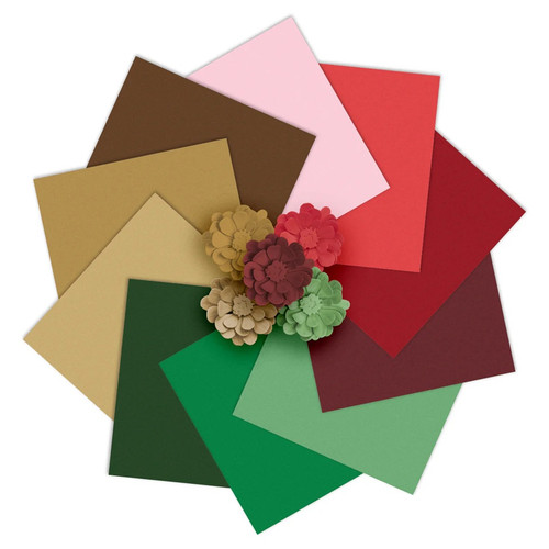 Altenew Festive Florals Multi-Color Cardstock Pack (10 Sheets/Set)