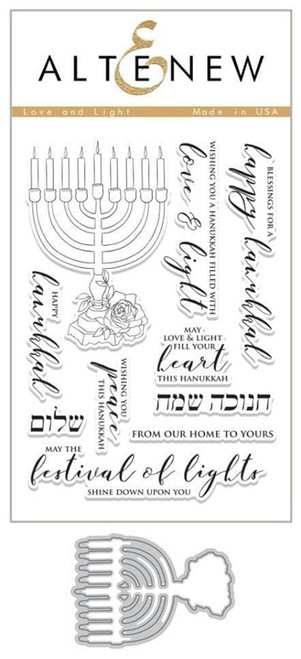 Altenew Love & Light Stamp & Die Set