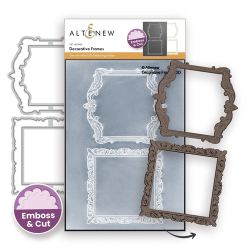 Altenew Decorative Frames 3D Embossing Folder & Die Set