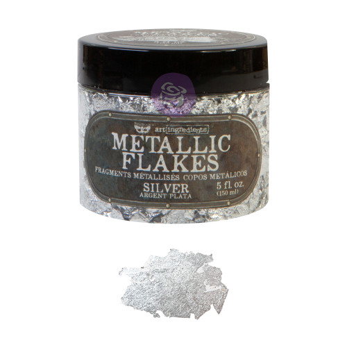 Finnabair Art Ingredients Metallic Flakes Silver