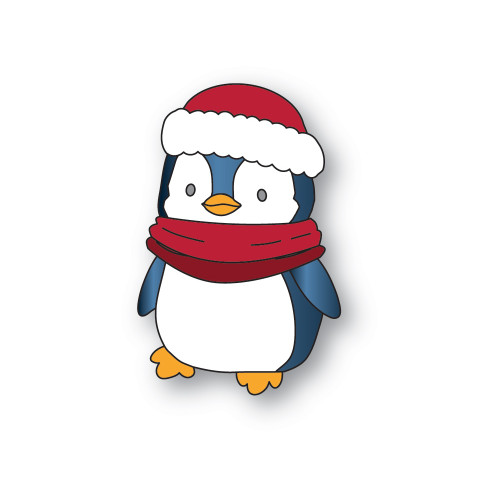 Memory Box Die Snuggled Penguin