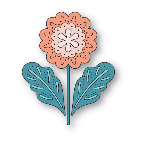 Poppy Stamps Die Nordic Luminelle Flower