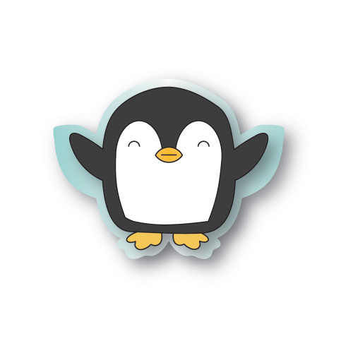Poppy Stamps Die Snow Angel Penguin