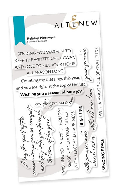Altenew Holiday Messages Stamp Set