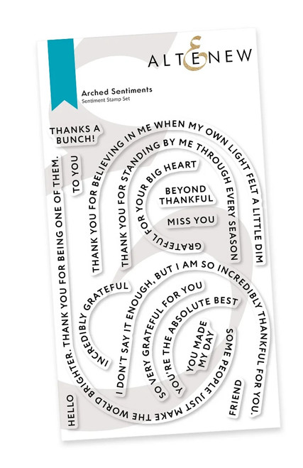 Altenew Arched Sentiments Stamp Set