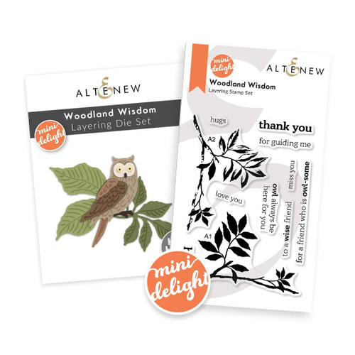 Altenew Woodland Wisdom Stamp & Die Set