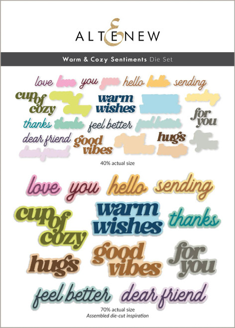 Altenew Die Set Warm & Cozy Sentiments