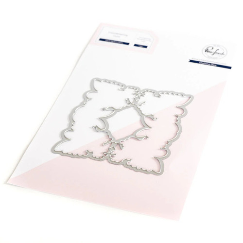 Pinkfresh Studio Floral Square Frame Die