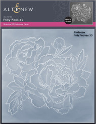 Altenew 3D Embossing Folder Frilly Peonies