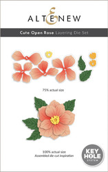 Altenew Cute Open Rose Layering die set