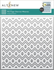 Altenew Heritage Chevron Weaves Stencil