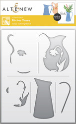 Altenew Stencil Pitcher Vases