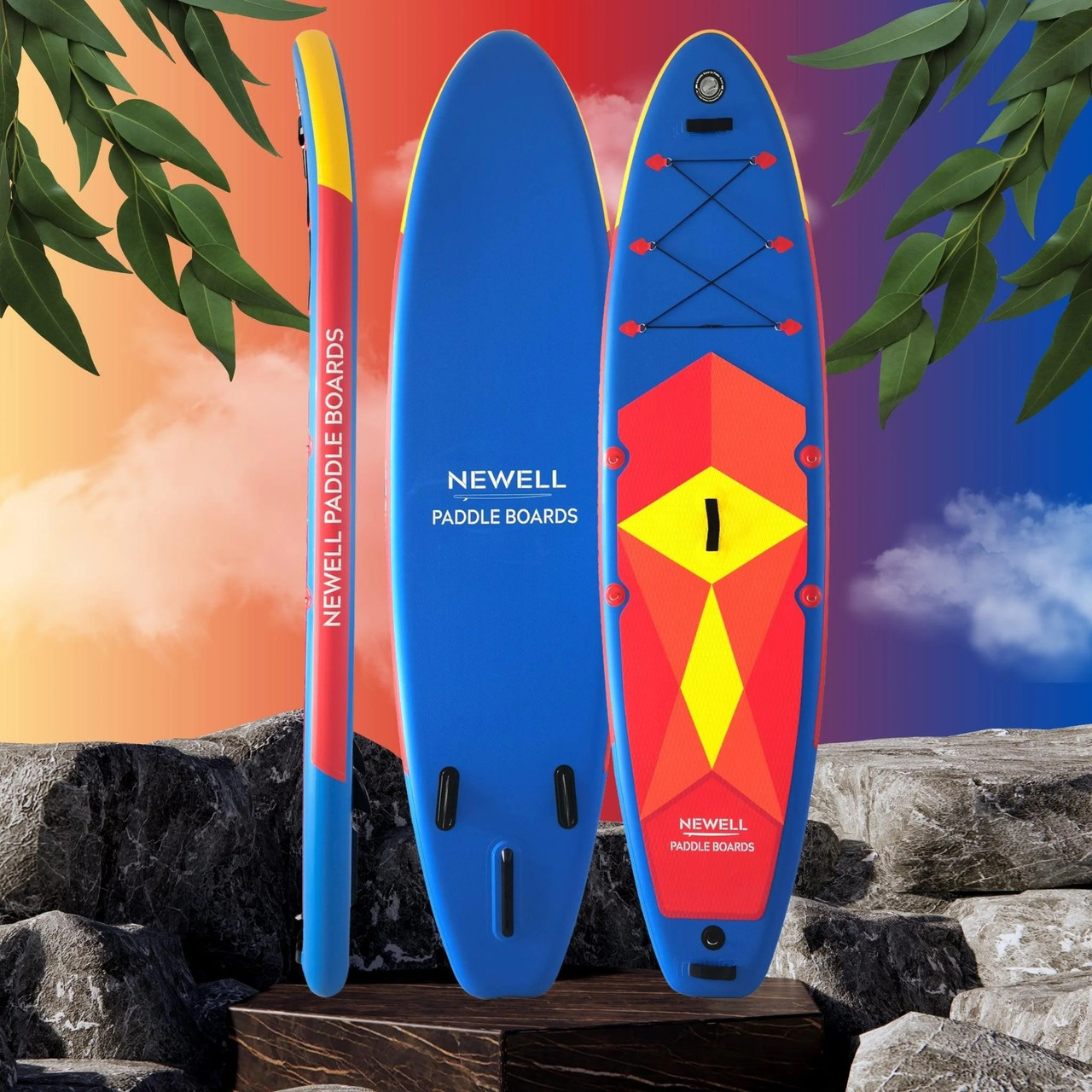 3 units of The Retro Rider - All-Around 11' Premium Inflatable Paddleboard - MSRP $3,897 - Brand New (Lot # 791801)