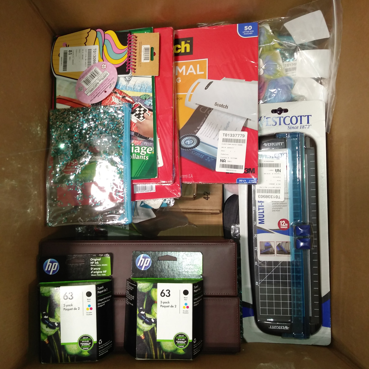 68 Units of Office & School Supplies - MSRP 1158$ - Returns (Lot # 553931)