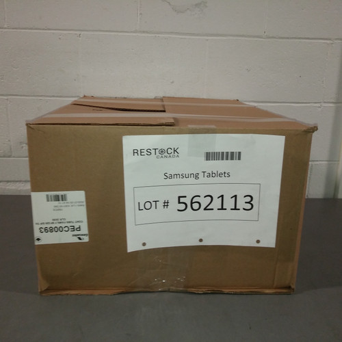 30 Units of Samsung Tablets - MSRP 6050$ - Salvage (Lot # 562113)