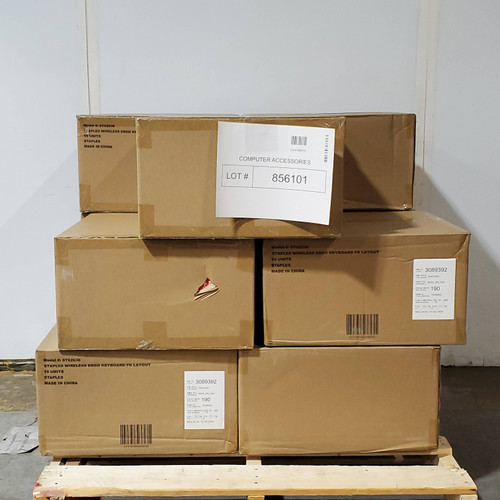 109 units of Wireless Ergonomic Keyboard (Azerty French) - MSRP $3,265 - Like New (Lot # 856101)