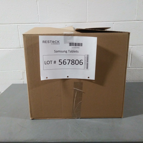 16 Units of Samsung Tablets - MSRP 4137$ - Salvage (Lot # 567806)