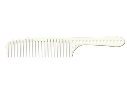 JRL Barbering Comb 7.6" - White J201