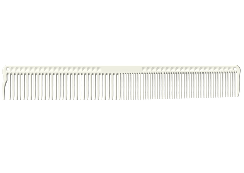 JRL Fine Cutting Comb 7.4" - White J304