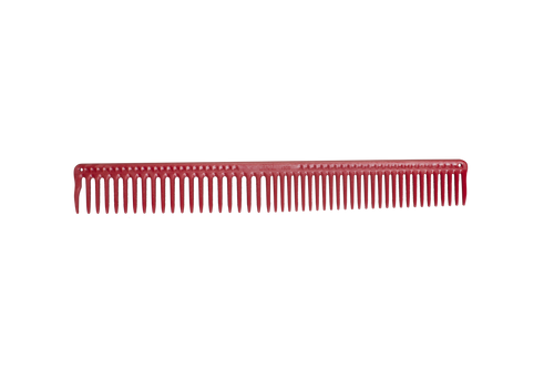 JRL Long Round Tooth Cutting Comb 9" - Red J306