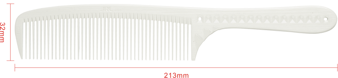 JRL Blending Comb 8.5" - White J203 JRL Blending Comb 8.5" - White J203