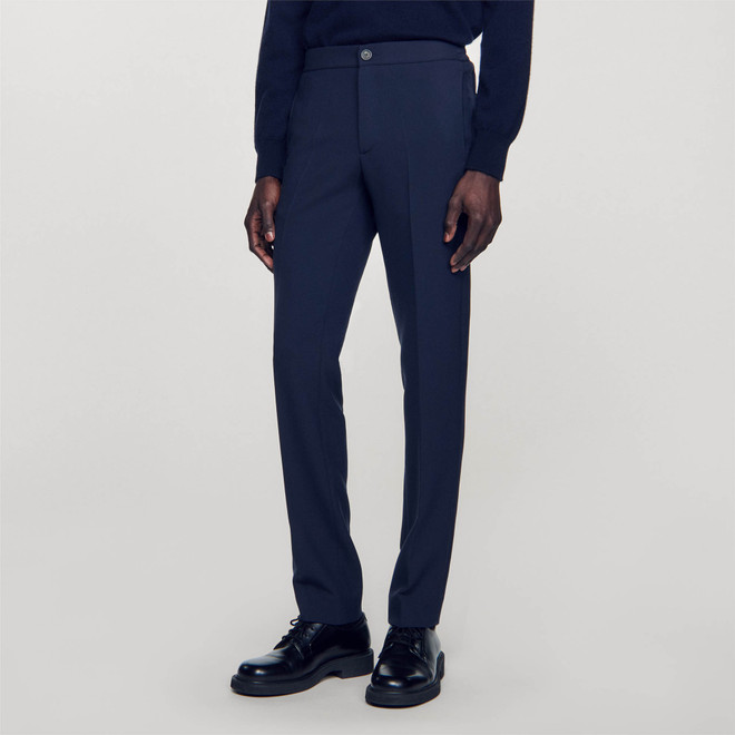 Jersey trousers - Navy