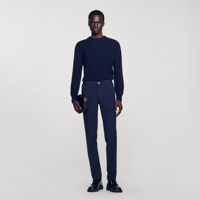 Jersey trousers - Navy