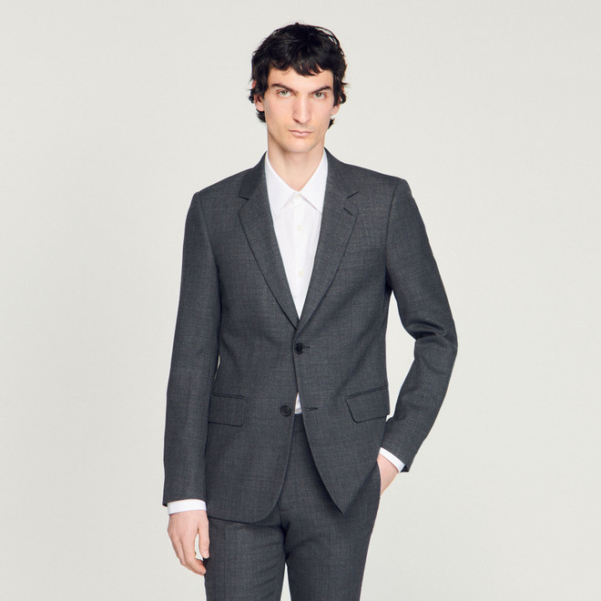 Wool suit jacket - Grey