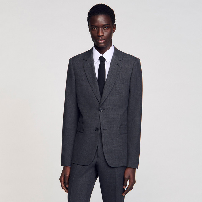 Wool suit jacket - Grey