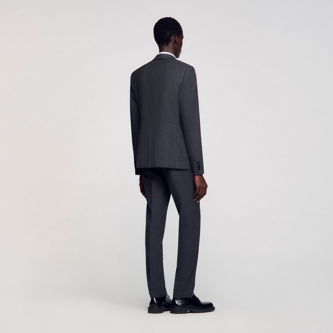 Wool suit jacket - Grey