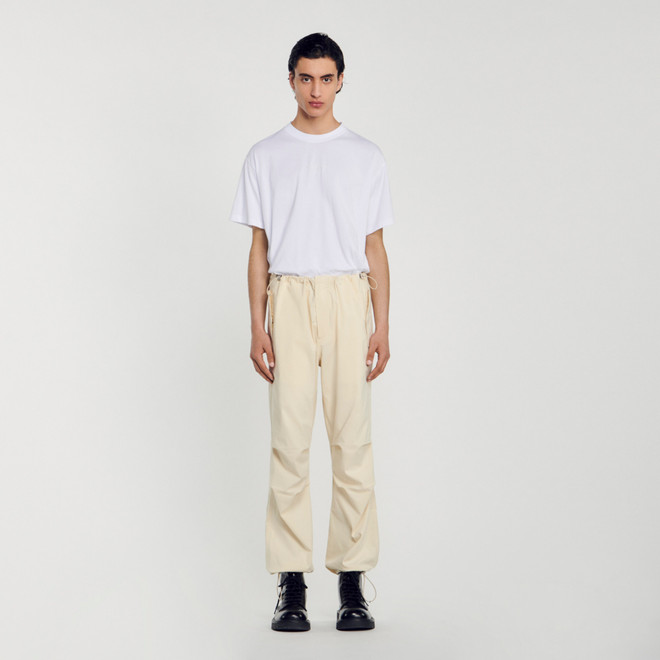 Parachute trousers - White