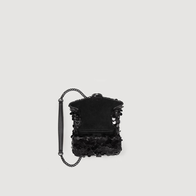 Mini yza sequin bag - Black