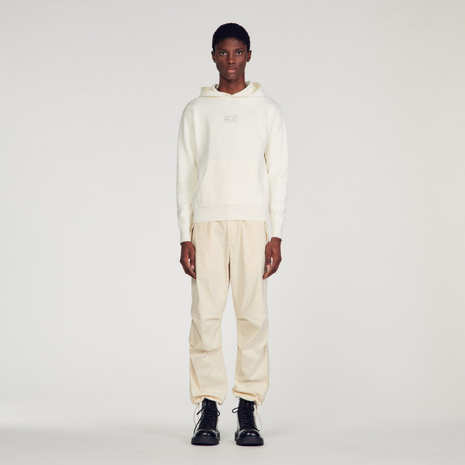 Sandro paris white hoodie Clearance