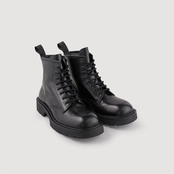 Leather Ranger Boots - Black