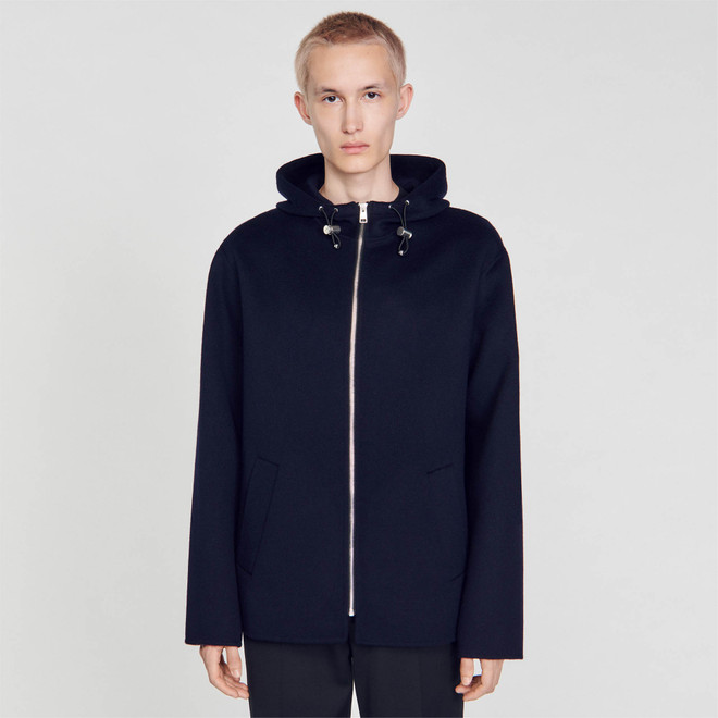 Hooded Windcheater - Navy