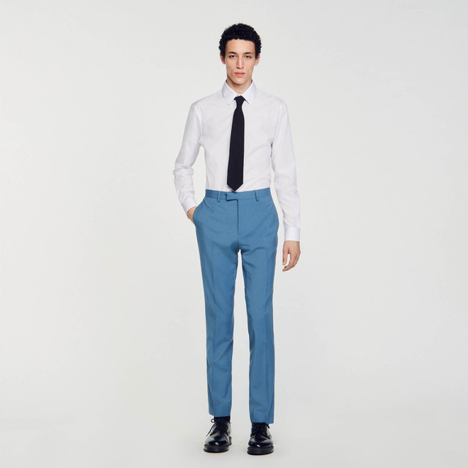 Suit Trousers - Blue