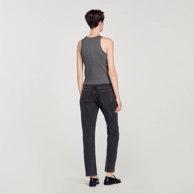 Dark grey tank top - Grey